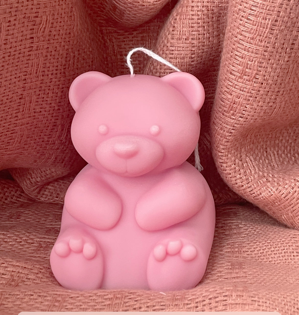 Teddy Bear Candle Mold (Pink) – mkandcocandles