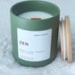 Zen 12 oz. Ceramic Jar - Wooden Wick